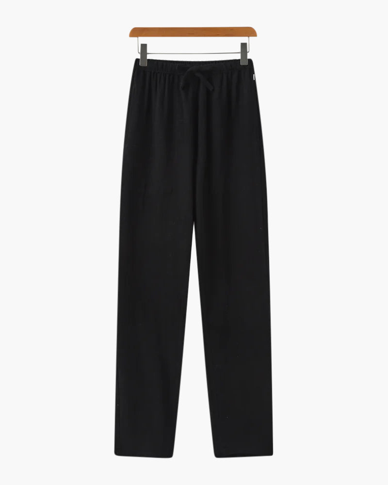 Slim Fit Linen Trousers