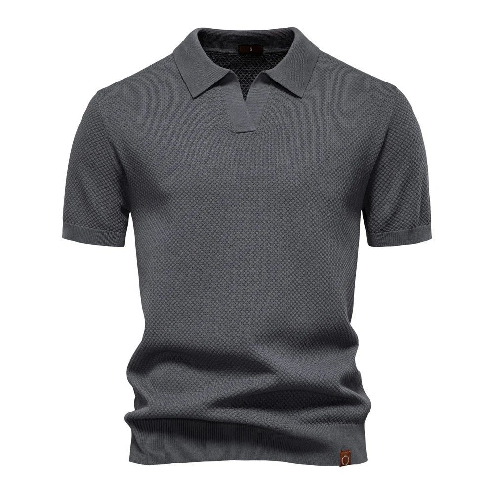Jacquard Knit Polo