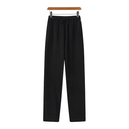 Slim Fit Linen Trousers