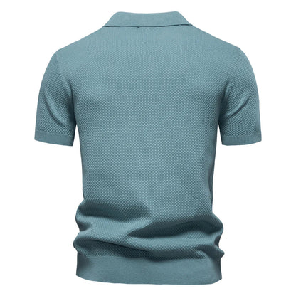 Jacquard Knit Polo