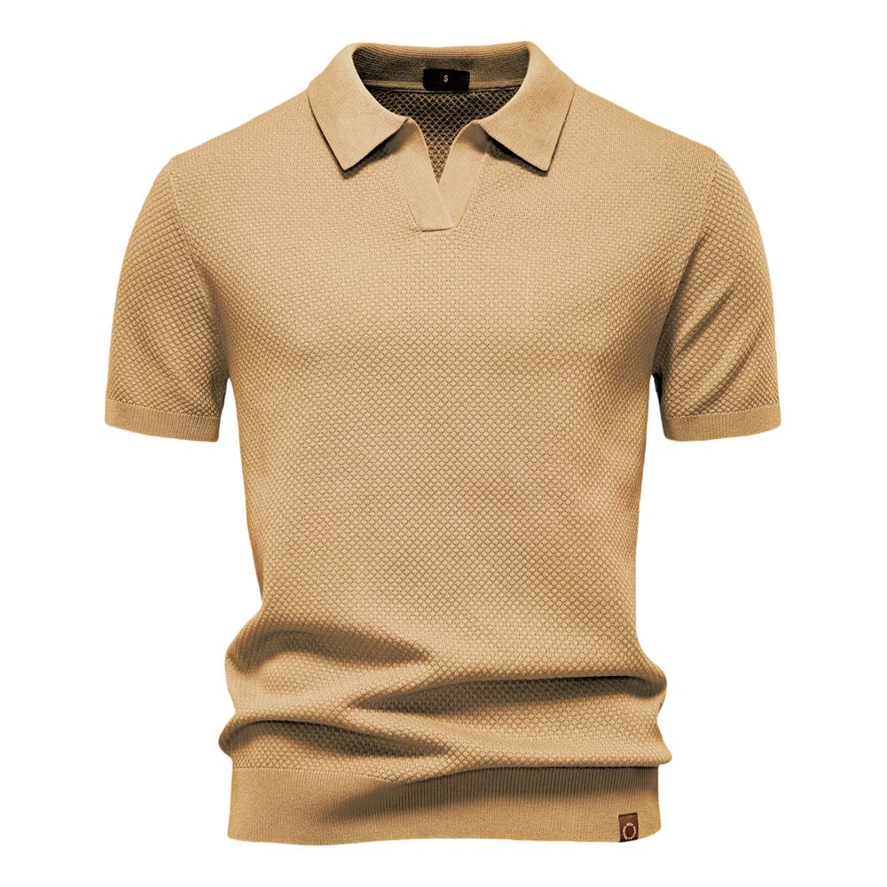 Jacquard Knit Polo
