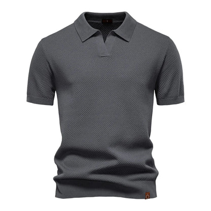 Jacquard Knit Polo