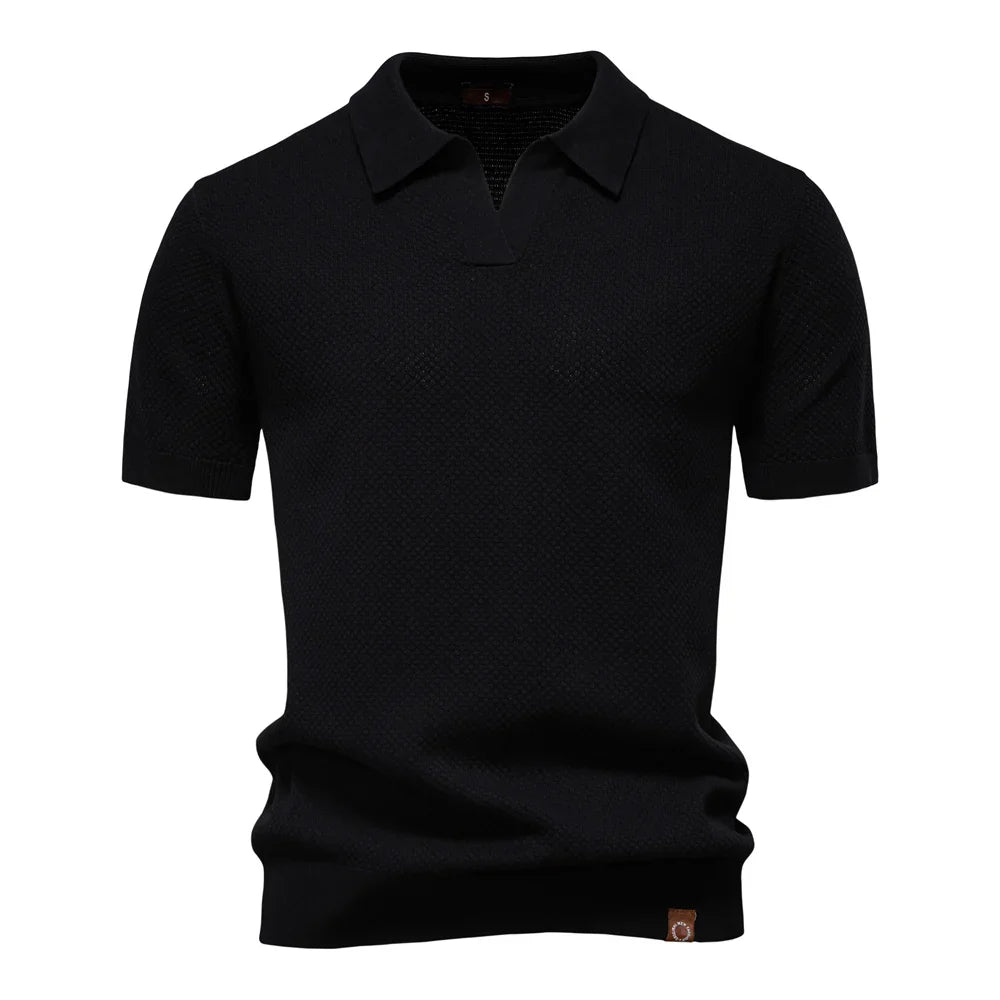 Jacquard Knit Polo
