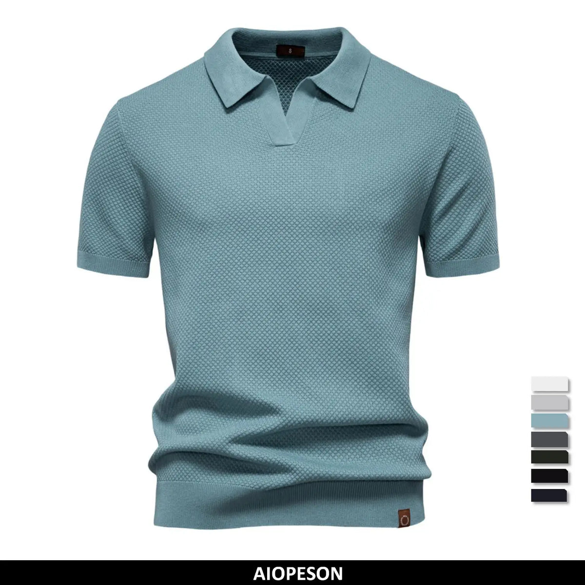 Jacquard Knit Polo