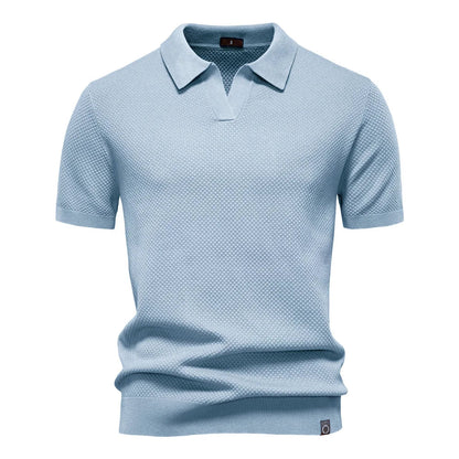 Jacquard Knit Polo