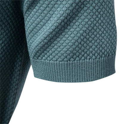 Jacquard Knit Polo