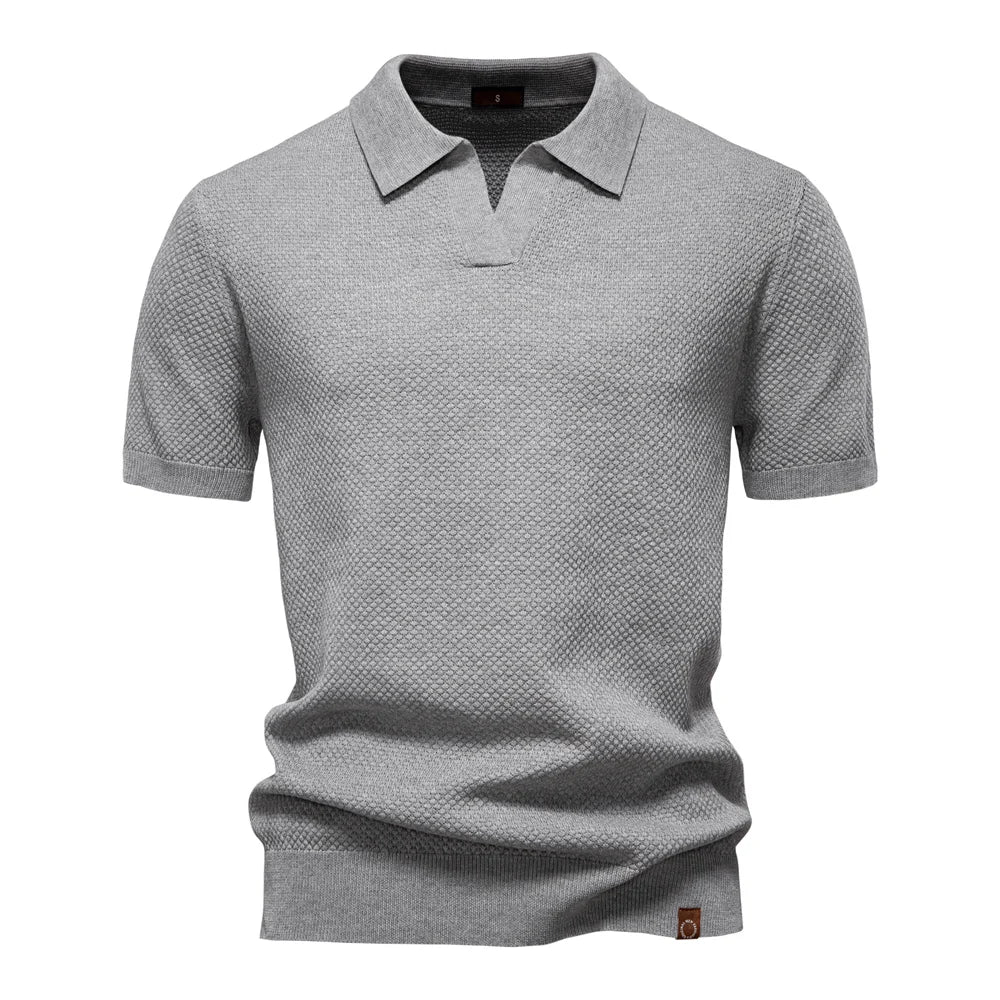 Jacquard Knit Polo